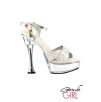 SCARPA EFFETTO GLITTER CON TACCHI A SPILLO LUNA BOMB