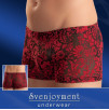 BOXER RETRO RICAMI FLOREALI SEMITRASPARENTE \ORNAMENT\