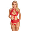 Morbido reggiseno reggicalze e perizoma di Kissable Morbido reggiseno reggicalze e perizoma di Kissable