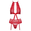 Morbido reggiseno reggicalze e perizoma di Kissable Morbido reggiseno reggicalze e perizoma di Kissable