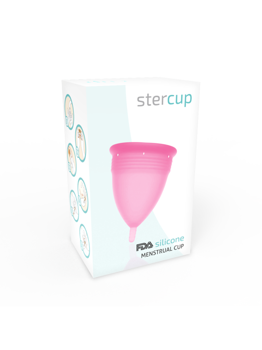 STERCUP COPPE MESTRUALI - MISURA L - ROSA - SILICONE FDA STERCUP COPPE MESTRUALI - MISURA L - ROSA - SILICONE FDA