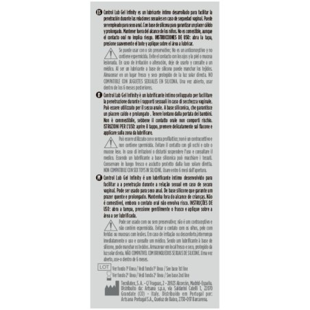 CONTROL INFINITY LUBRIFICANTE A BASE DI SILICONE 75 ML