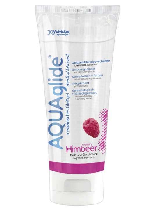 LUBRIFICANTE GEL AROMA LAMPONE AQUAGLIDE - 100 ML LUBRIFICANTE GEL AROMA LAMPONE AQUAGLIDE - 100 ML