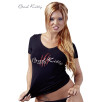 T-SHIRT NERA CON LOGO BAD KITTY