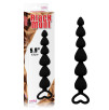 DILDO ANALE CON PERLINE DELLAMORE BLACK MONT - 15 CM