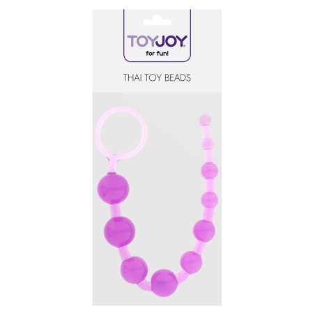 PERLINE ANALI GRADUALI FLESSIBILI THAI TOY BEADS VIOLA