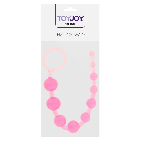 PERLINE ANALI GRADUALI FLESSIBILI THAI TOY BEADS ROSA