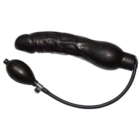 FALLO REALISTICO GONFIABILE BLACK LATEX BALLOON