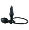 PLUG ANALE GONFIABILE IN SILICONE TRUE BLACK PLUG ANALE GONFIABILE IN SILICONE TRUE BLACK
