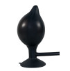 PLUG ANALE GONFIABILE IN SILICONE TRUE BLACK PLUG ANALE GONFIABILE IN SILICONE TRUE BLACK