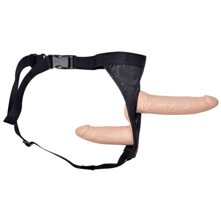 IMBRACATURA STRAP-ON CON DOPPIO FALLO DOUBLE DONGS