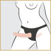 IMBRACATURA STRAP-ON CON DOPPIO FALLO DOUBLE DONGS IMBRACATURA STRAP-ON CON DOPPIO FALLO DOUBLE DONGS