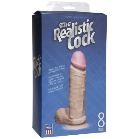 FALLO REALISTICO CON TESTICOLI DOC JOHNSON REALISTIC COCK 8