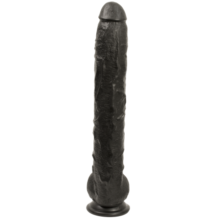 FALLO ENORME CON VENTOSA DOC JOHNSON DICK RAMBONE - NERO - 42.5 CM