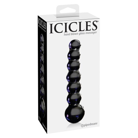 DILDO ANALE IN VETRO PIPEDREAM ICICLES NO. 51 VIOLA