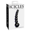 CATENA ANALE IN VETRO NERO PIPEDREAM ICICLES NO. 66