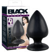 CUNEO ANALE IN SILICONE BLACK VELVETS - LARGE