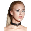 COLLARE IN PELLE TRAPUNTATO BAD KITTY COLLAR NERO