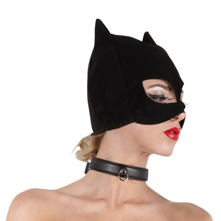 MASCHERA STILE NABUK BAD KITTY CATMASK NERO OPACO