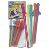 SET 10 PEZZI CANNUCCE COLORATE A FORMA DI PENE