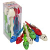 SET 8 LIQUORI ASSORTITI IN BOTTIGLIE A FORMA DI SPERMATOZOO