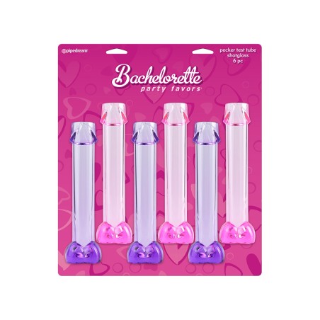 BICCHIERI A FORMA DI PENE TUBE SHOT - 6 PEZZI