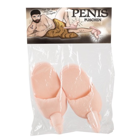 PANTOFOLE IN PELUCHE CON PENE