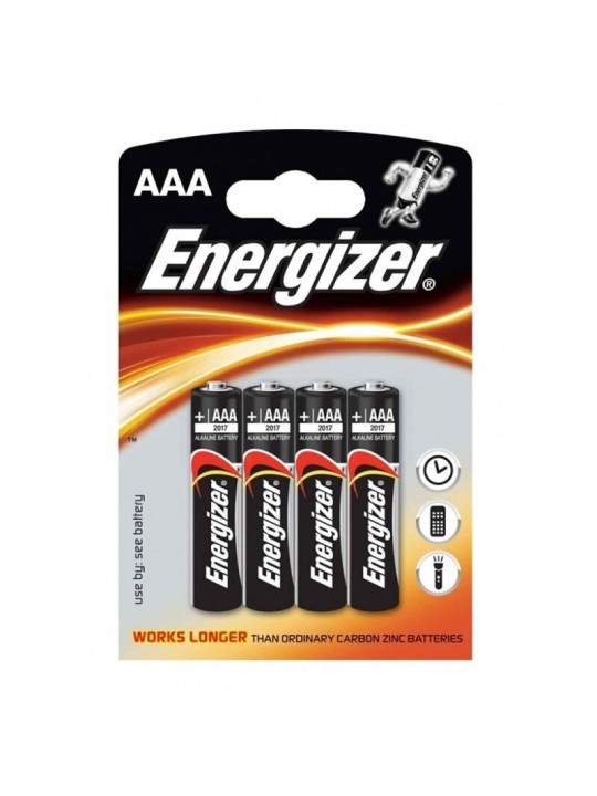 BLISTER 4 BATTERIE ENERGIZER ALKALINE POWER BATTERY AAA LR03 BLISTER 4 BATTERIE ENERGIZER ALKALINE POWER BATTERY AAA LR03