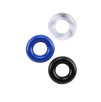 SET 3 ANELLI FALLICI DONUT RINGS - COLORI VARI
