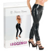 PANTALONI LEGGINGS IN LATEX NERO