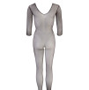 CATSUIT IN RETE NERA CON APERTURA - TAGLIA UNICA CATSUIT IN RETE NERA CON APERTURA - TAGLIA UNICA