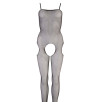 TUTA SEXY CATSUIT A RETE NERA CON BRETELLE TUTA SEXY CATSUIT A RETE NERA CON BRETELLE