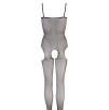 TUTA SEXY CATSUIT A RETE NERA CON BRETELLE TUTA SEXY CATSUIT A RETE NERA CON BRETELLE