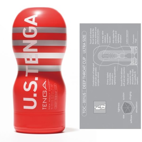 MASTURBATORE TENGA DEEP THROAT CUP ULTRA SIZE