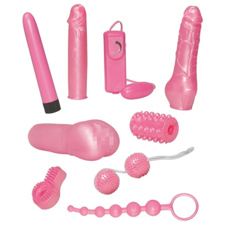 KIT DEL PIACERE 9 PEZZI CANDY TOY ROSA