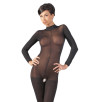 BODYSTOCKING IN TESSUTO TRASPARENTE CON COLLETTO IN PIZZO BODYSTOCKING IN TESSUTO TRASPARENTE CON COLLETTO IN PIZZO