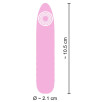 MINI VIBRATORE CUTIES - CETRIOLINO ROSA MINI VIBRATORE CUTIES - CETRIOLINO ROSA