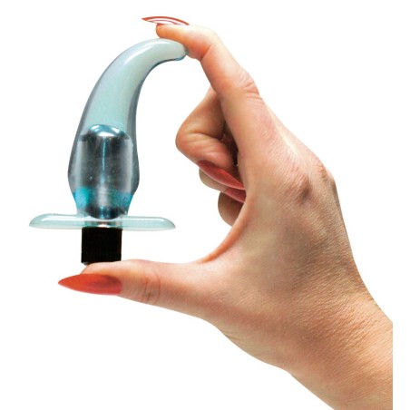 VIBRATORE A FORMA DI CUNEO ANAL BLUE