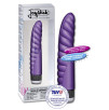 JOYSTICK JOYDIVISION VIBRATORE IN SILICONE CON SCANALATURE CHRIS CROSS VIOLA - 21 CM