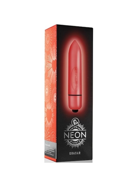 VIBRATORE - ROCKS OFF - NEON NIGHT QUASAR ROJO VIBRATORE - ROCKS OFF - NEON NIGHT QUASAR ROJO