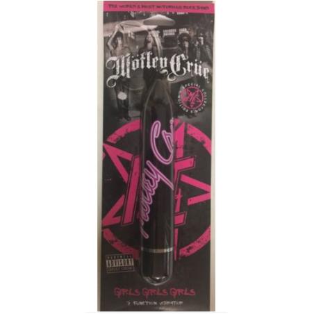 VIBRATORE - MOTLEY CRUE GIRLS GIRLS GIRLS - LARGE 7 FUNZIONI - BLACK