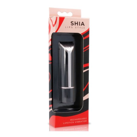 VIBRATORE A FORMA DI ROSSETTO LIPS STYLE SHIA BLACKRED