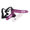 IMBRACATURA CON 2 VIBRATORI INDOSSABILI STRAP-ON DUO