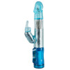 VIBRATORE RABBIT CRAZY CLIT TICKLER BLU - 21.5 CM