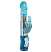VIBRATORE RABBIT CRAZY CLIT TICKLER BLU - 21.5 CM