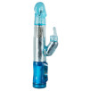 VIBRATORE RABBIT CRAZY CLIT TICKLER BLU - 21.5 CM