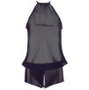 Cottelli Lingerie Collection - Body da festa trasparente nero Cottelli Lingerie Collection - Body da festa trasparente nero