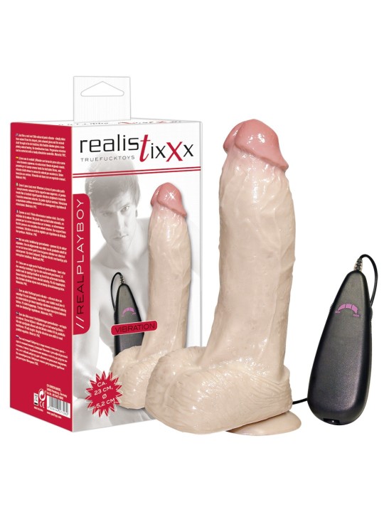 FALLO VIBRANTE REALISTICO CON VENTOSA BIG VIBRATING DONG