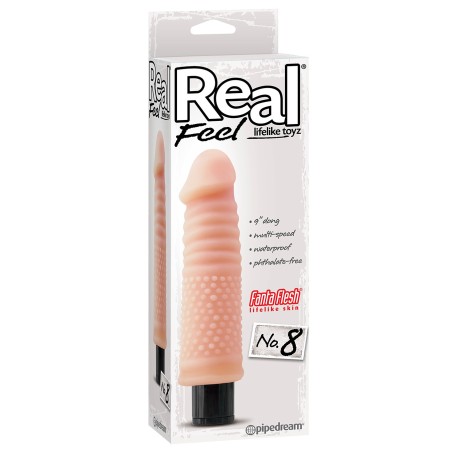 VIBRATORE REALISTICO REAL FEEL LIFELIKE 8 CARNE - 23 CM