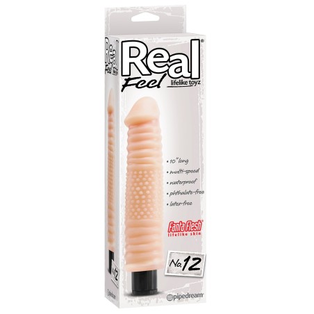 VIBRATORE REALISTICO REAL FEEL LIFELIKE 12 CARNE - 25 CM